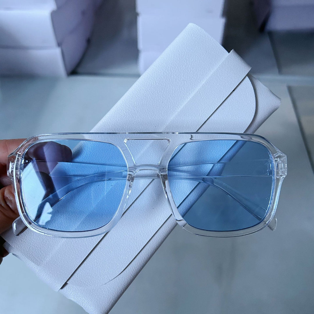 Wide Square Frame Sunglasses Bowlift