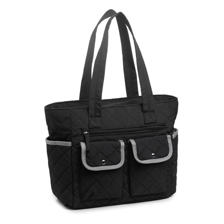 Stylish handbag with multiple outer pockets Bowlift