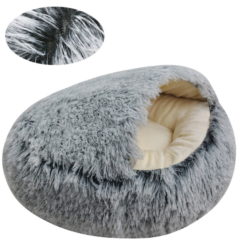 Cozy Soft  Hideaway  Dog Bed