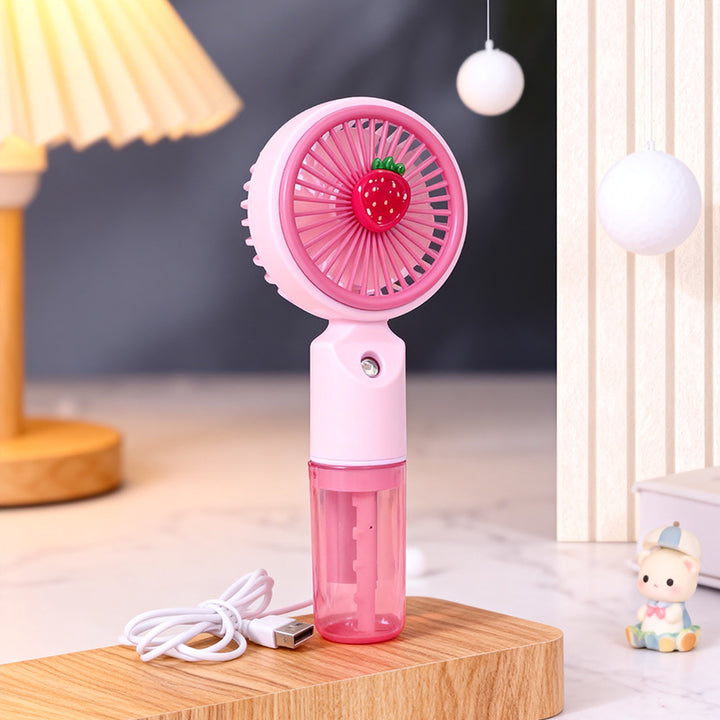 Women's Portable Mist Fan with USB Connection Bowlift