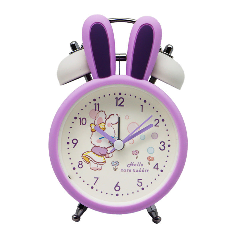 Children's alarm clock in cute rabbit design Bowlift