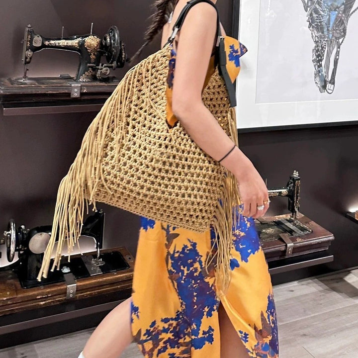 Macrame Drawstring Bag Bowlift