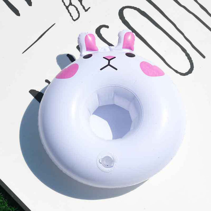 Ladies Inflatable Swimming Ring with Floral Design Bowlift