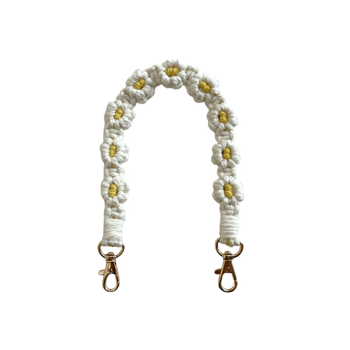 Floral Macrame Keychain Strap Bowlift