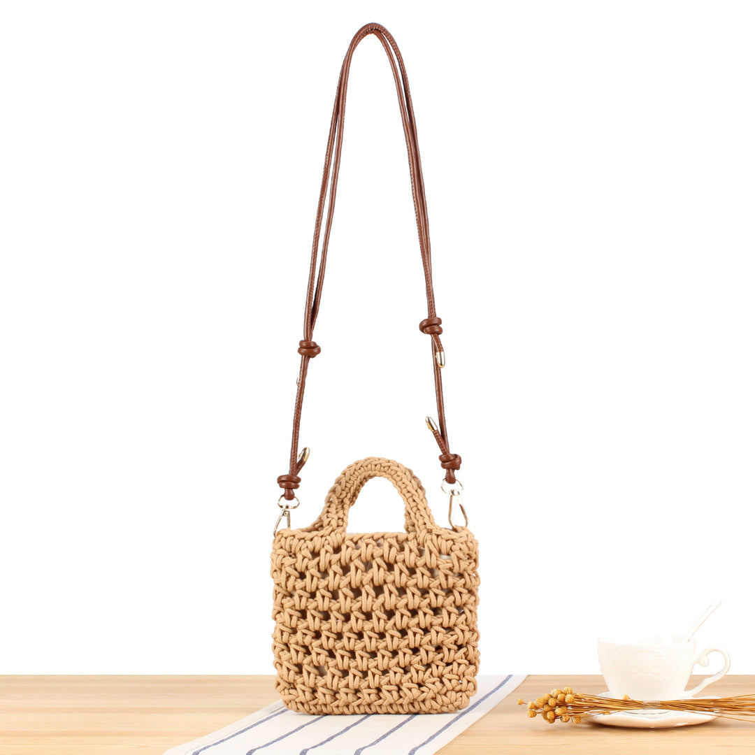 Handbag in Modern Macrame Design Bowlift