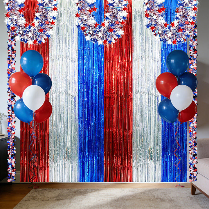 Unisex decorative confetti garland with metallic sequins and flexible wire core Bowlift