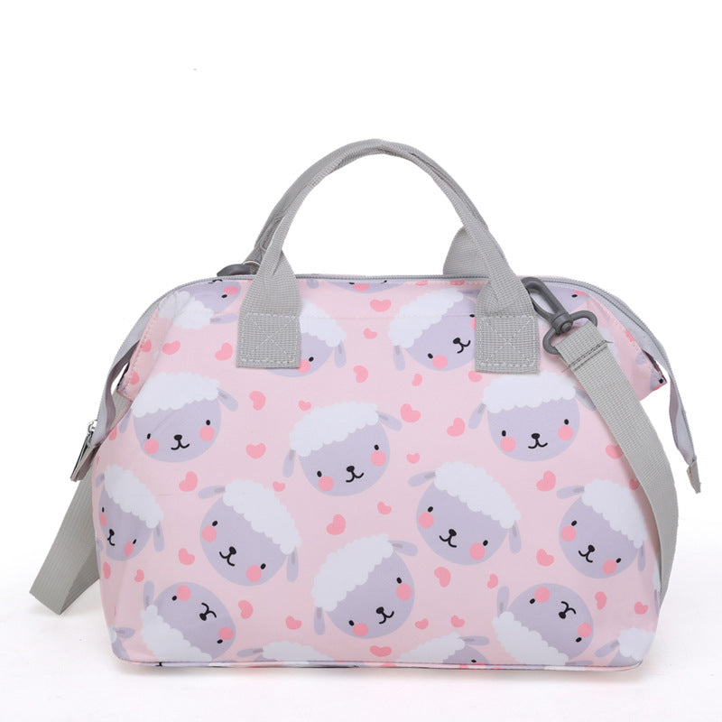 Playful Patterned Travel Satchel Bowlift