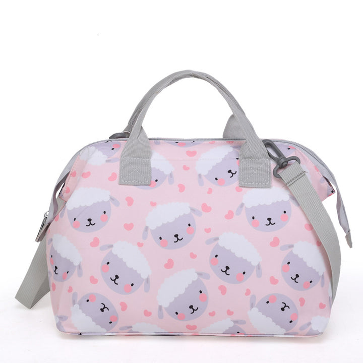 Playful Patterned Travel Satchel Bowlift