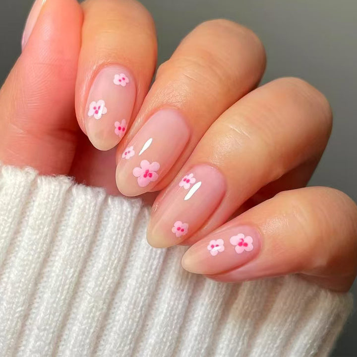 Floral Nail Art Design Bowlift