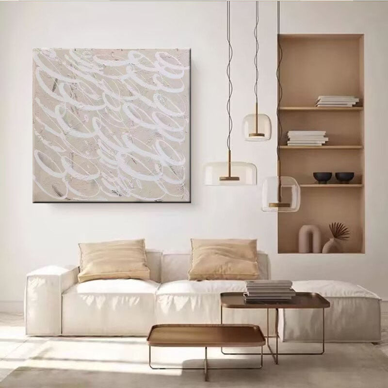 Modern Abstract Textured Canvas Artwork