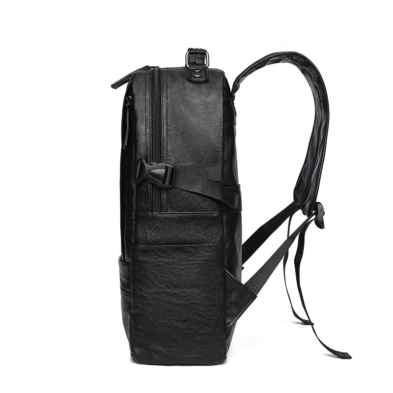 Premium Leather Laptop Backpack Bowlift