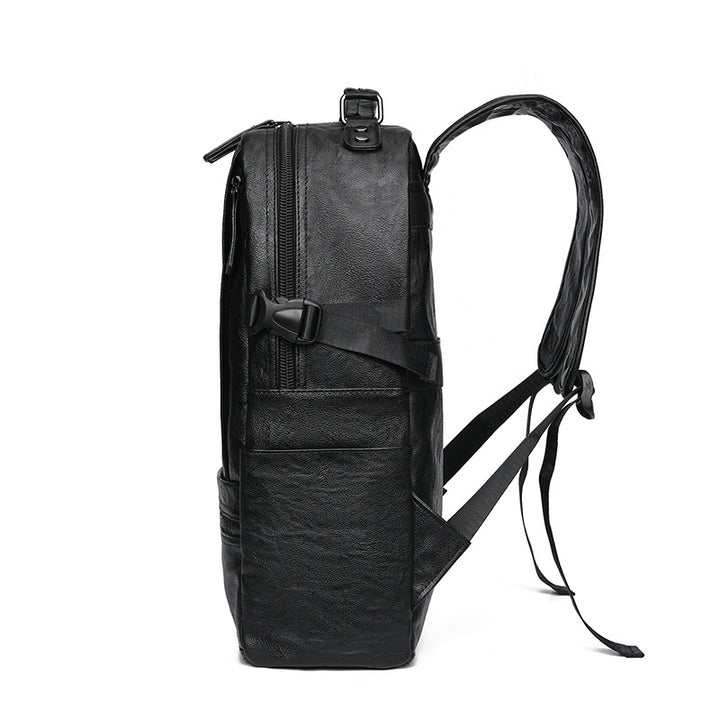 Premium Leather Laptop Backpack Bowlift