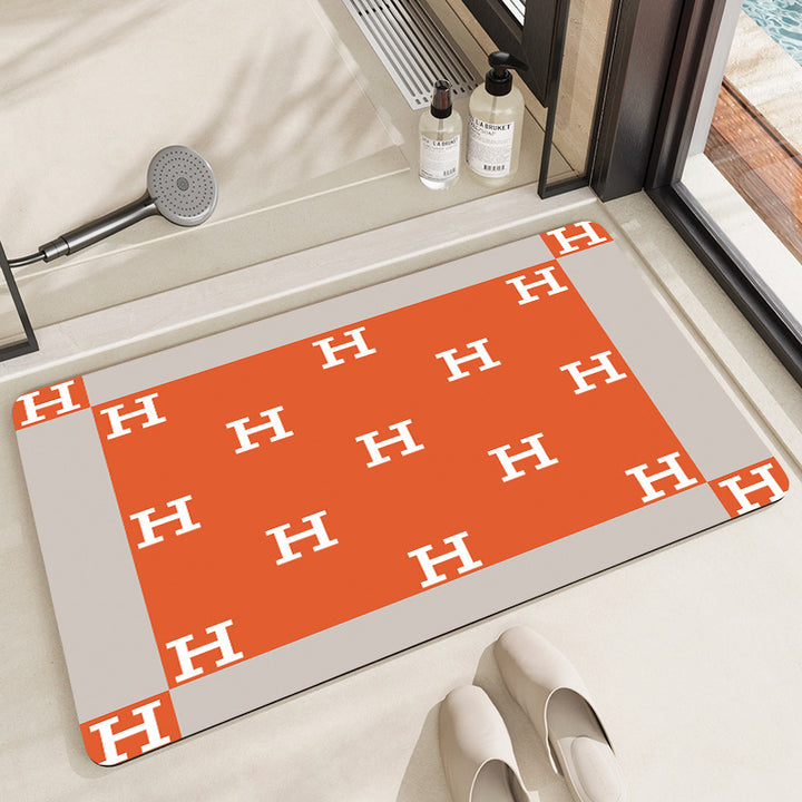 Decorative Non-Slip Bathroom Mat Bowlift