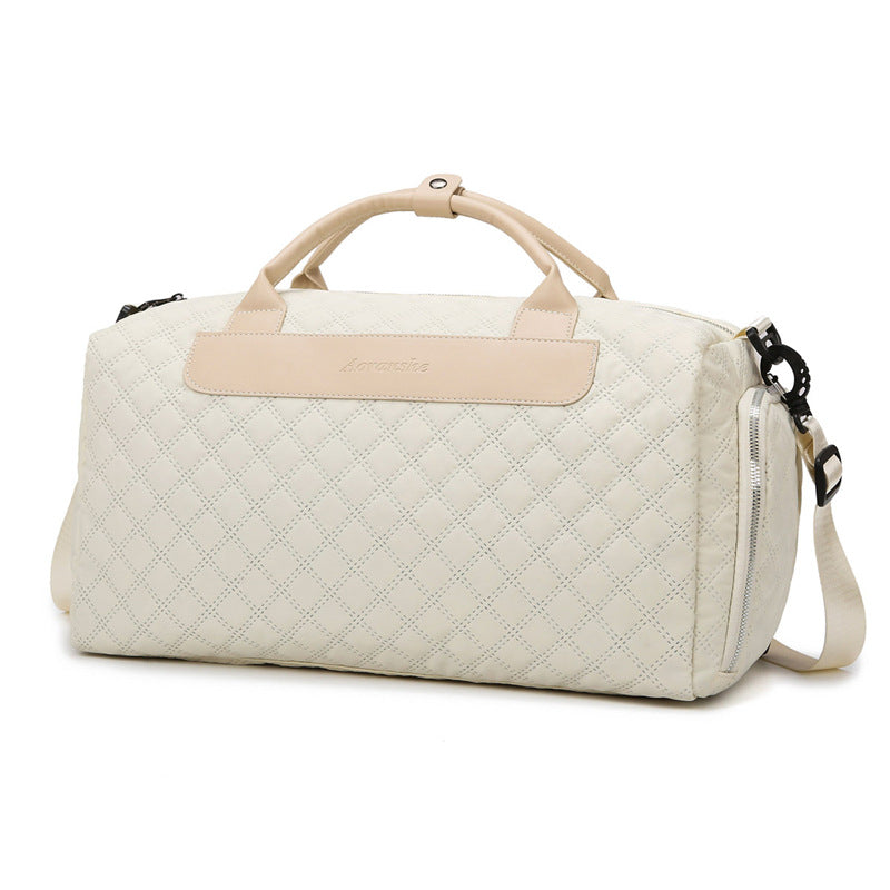 Quilted Travel Duffel Bag Bowlift