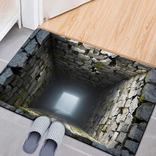 3D Optical Illusion Area Mat