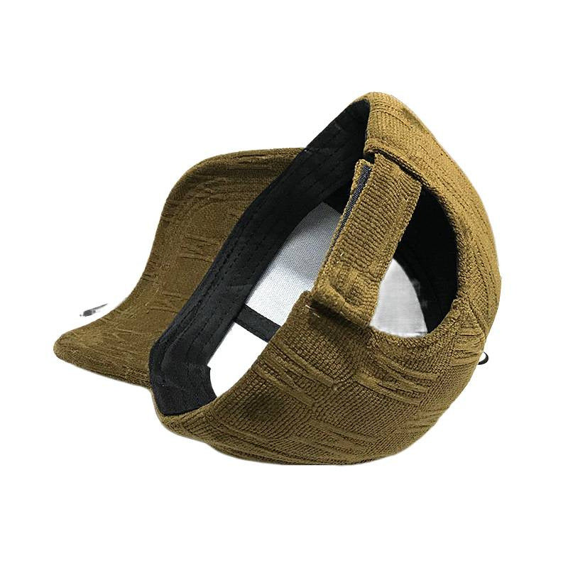 Women's Textured Fabric Baseball Cap Bowlift