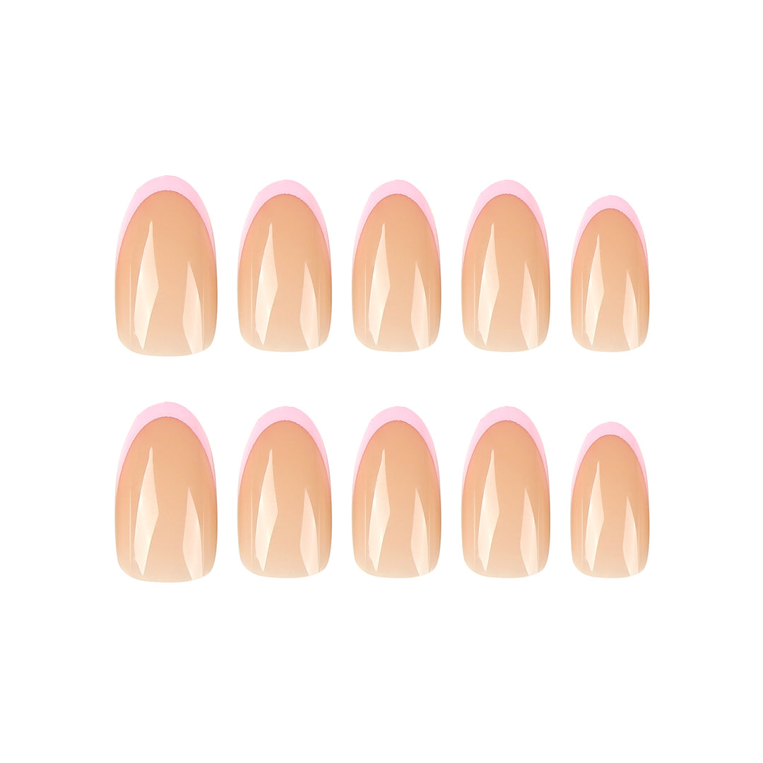 Shiny nail art with elegant French tips Bowlift