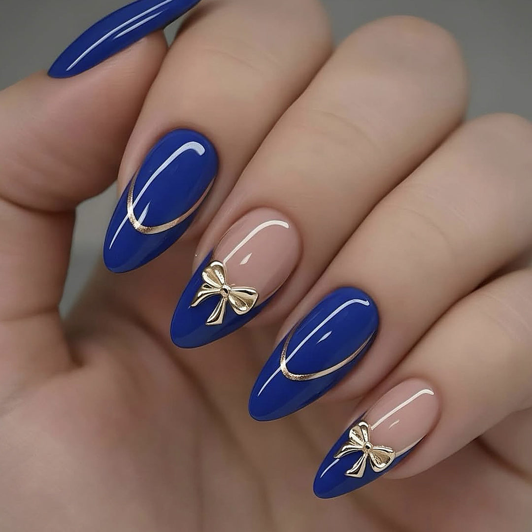 Decorative Bow-Accent Nail Art Extensions Bowlift