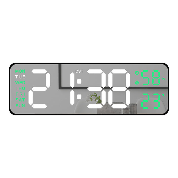 Digital Multifunctional Alarm Clock with Temperature and Hygrometer Display Bowlift