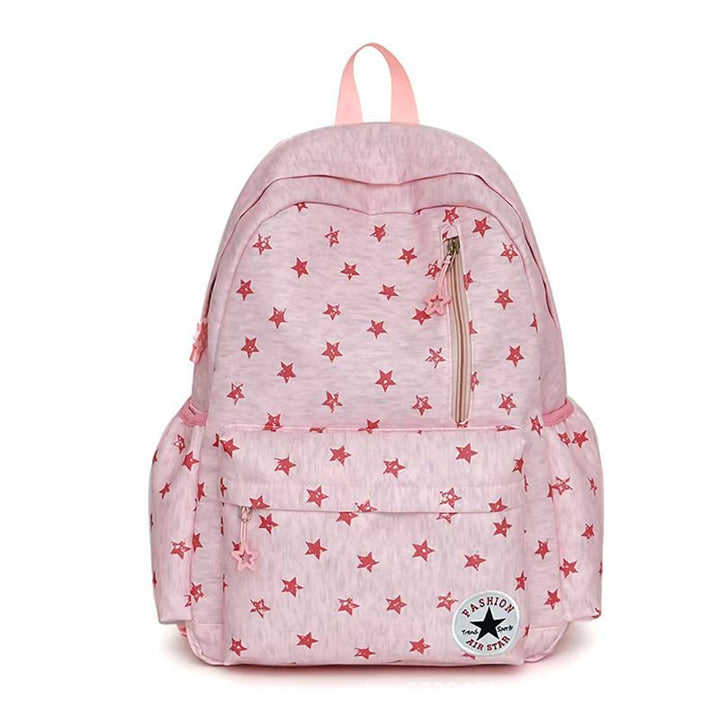 Star-Patterned Outdoor Backpack Bowlift