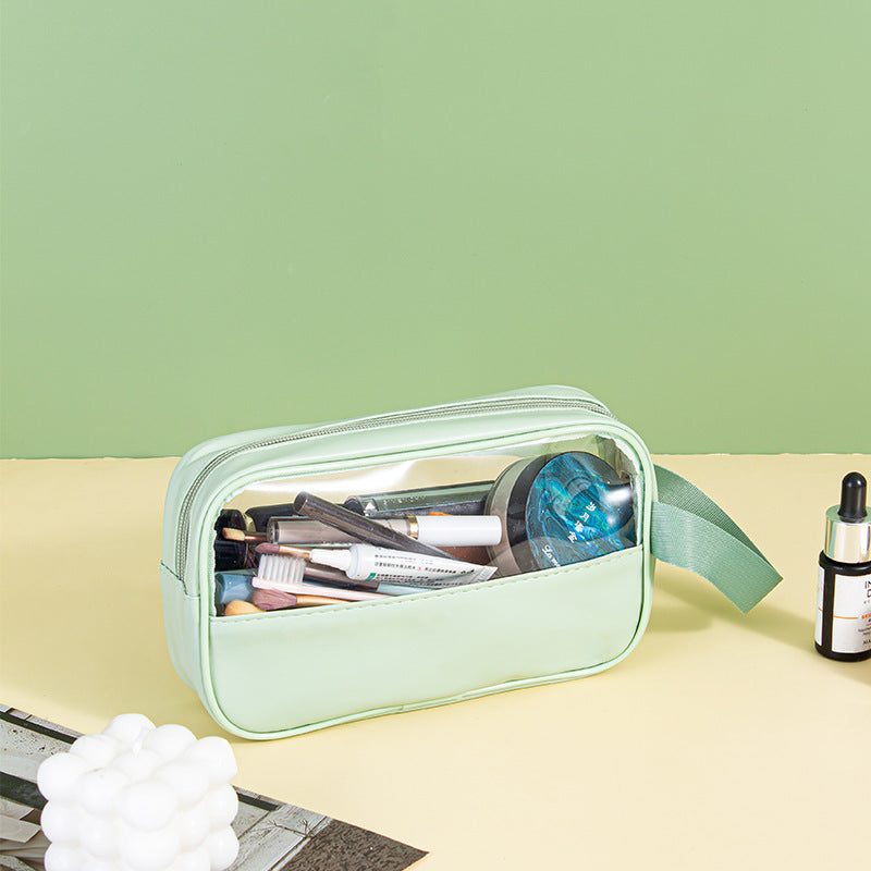 Cosmetic bag with transparent compartments Bowlift