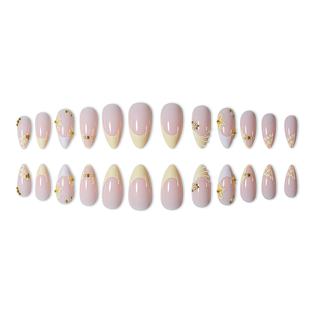 Elegant 3D Floral Nail Art Extensions Bowlift