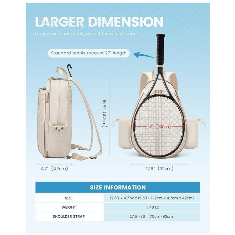 Tennis Racket Backpack Bowlift