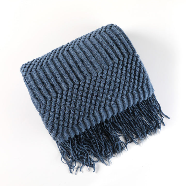 Stylish Textured Throw Blanket
