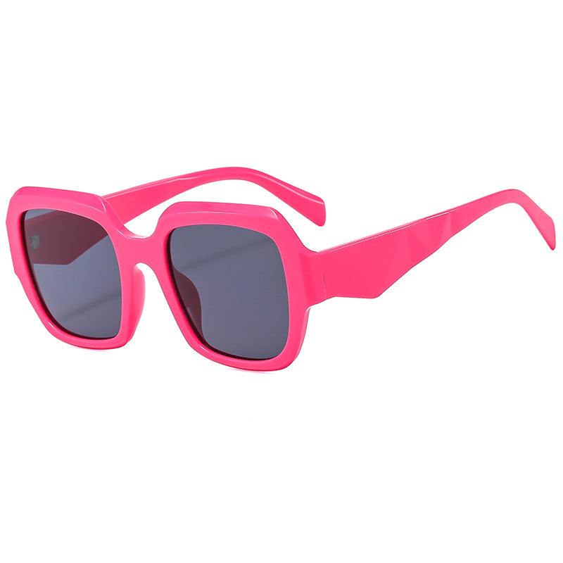Women's Stylish Square Sunglasses with Polygonal Frame Bowlift