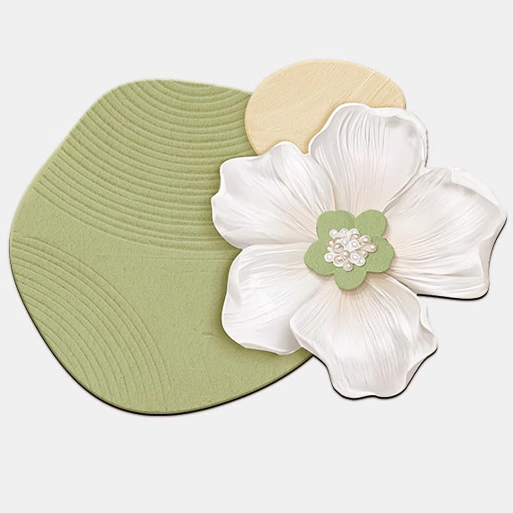 Decorative Floral Area Mat