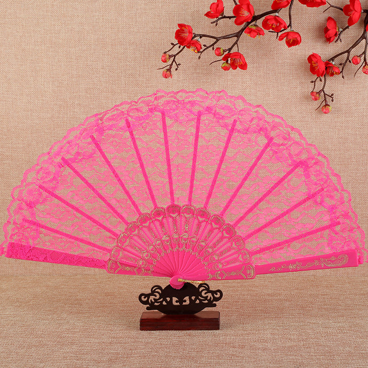 Ladies lace hand fan Bowlift