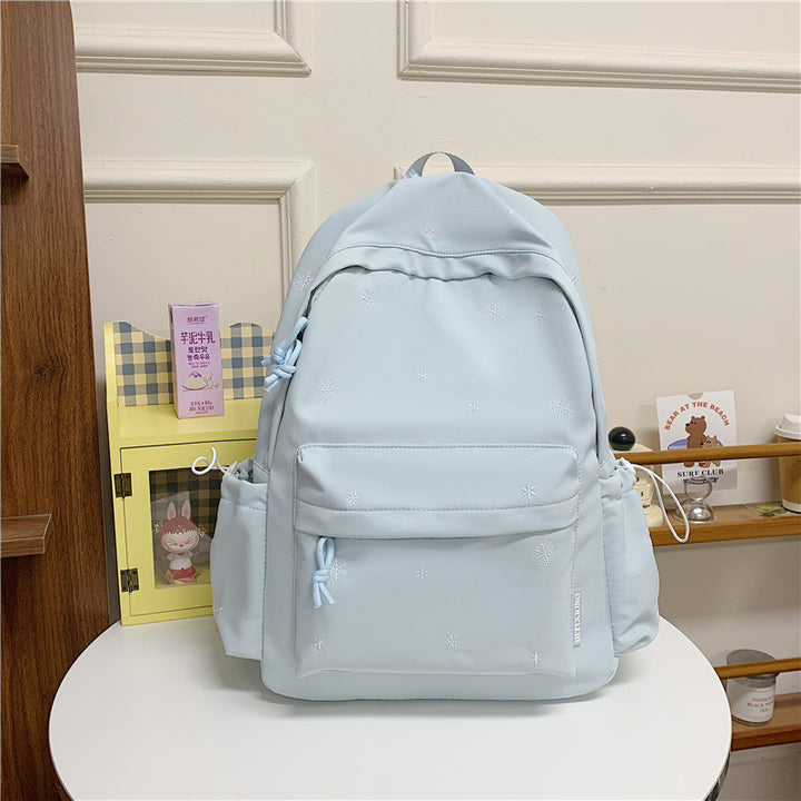 Embroidered Cute Character Backpack