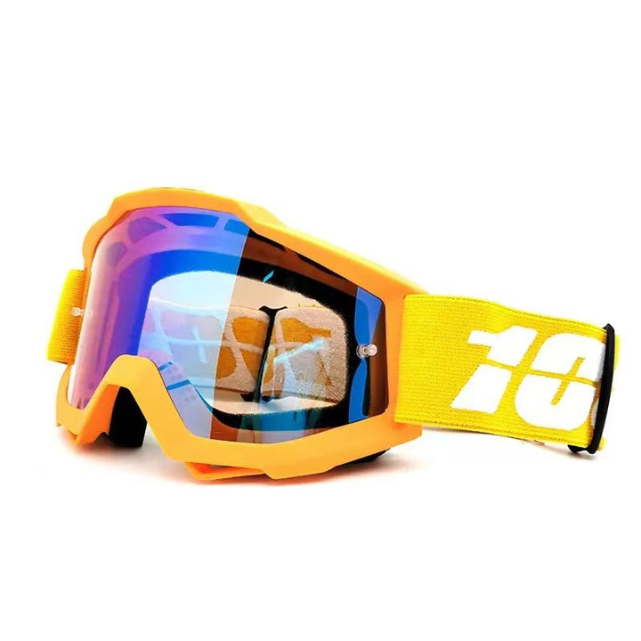 Impact resistant anti fog motocross goggles with OTG fit Bowlift