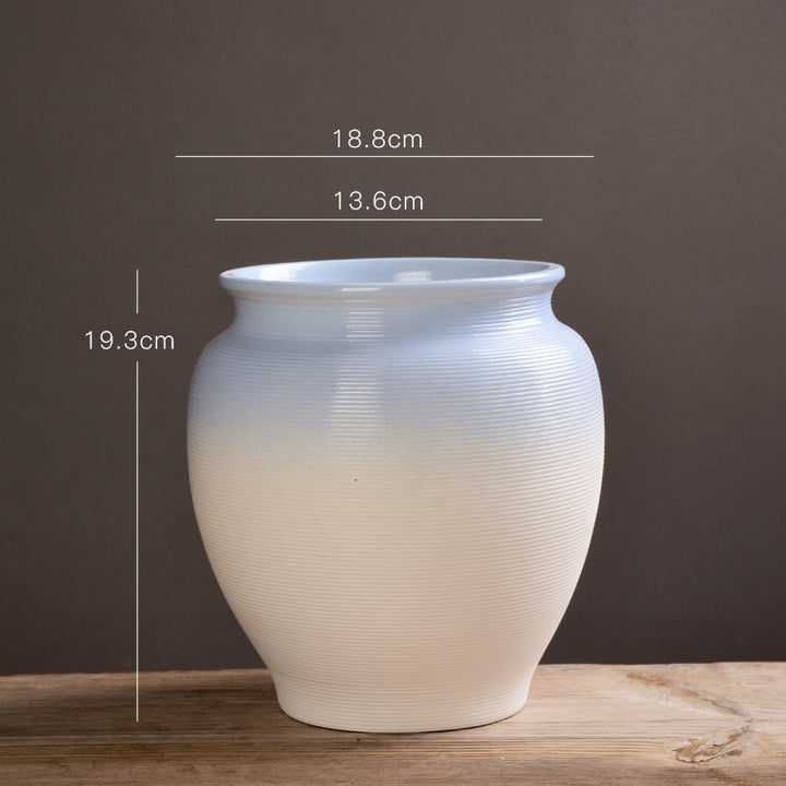 Elegant Textured Decorative Pot