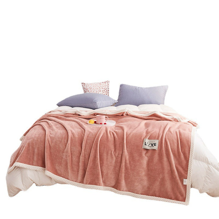 Women's Fluffy Cuddle Blanket with Playful Cloud Pattern Bowlift