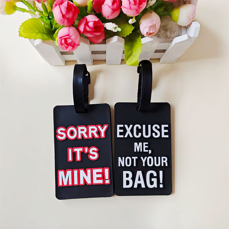 Unisex Luggage Tag with Outstanding Message Bowlift
