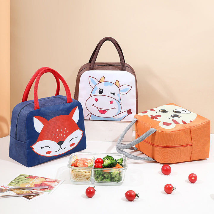 Cute Animal Themed Insulated Lunch Bag