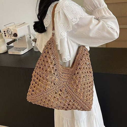 Large Hand-Knotted Shopper Bowlift