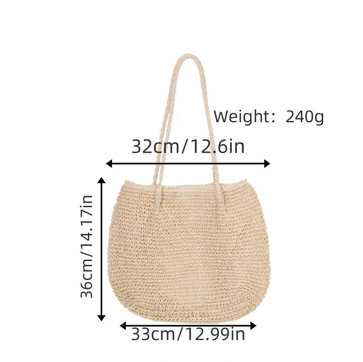 Beach bag in modern macrame style Bowlift