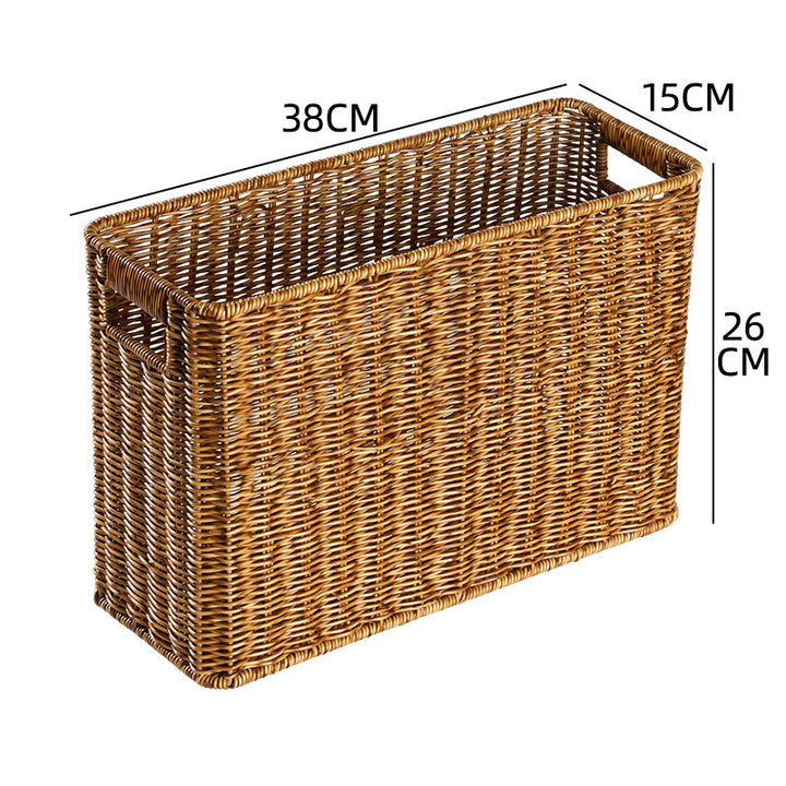 Versatile Wicker Organizer Basket Bowlift