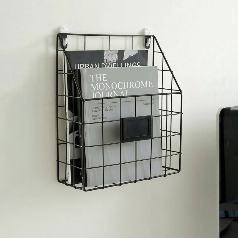 Wall shelf with storage basket Bowlift