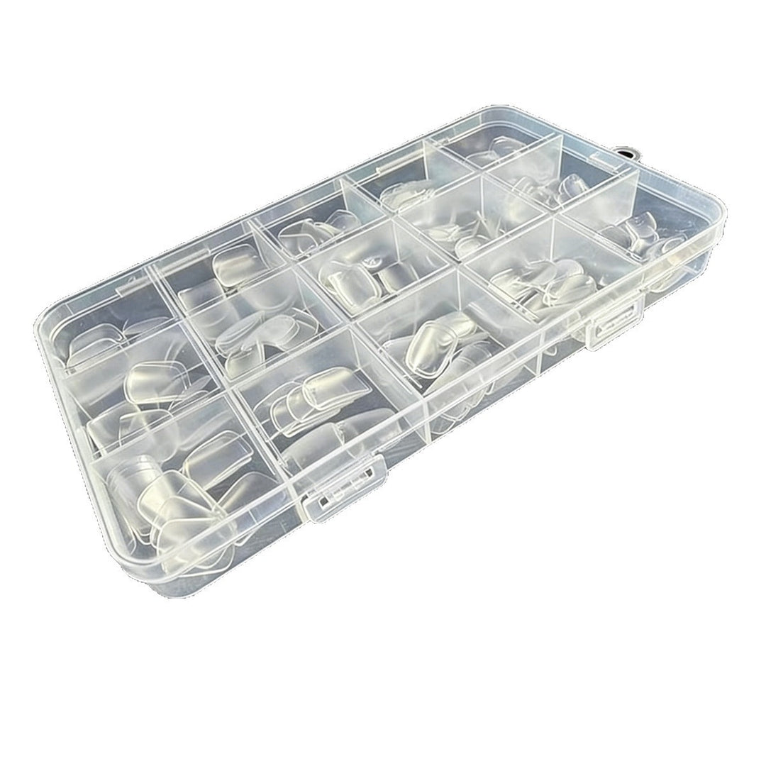 Premium Clear Press-On Nail Tips Bowlift