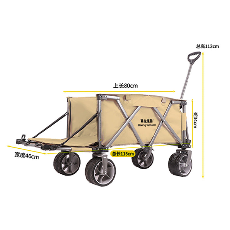 Folding Transport Cart With Large Capacity Bowlift