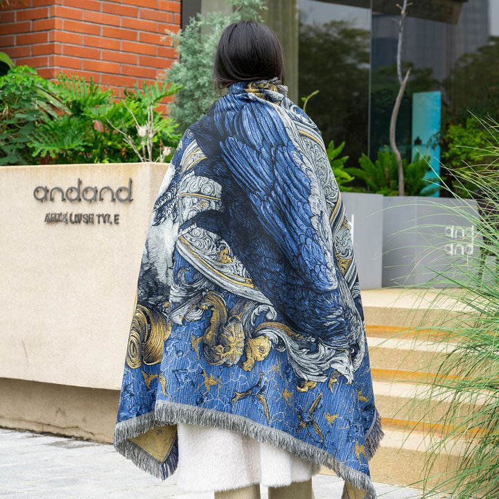 Artistic Heraldic Throw Blanket