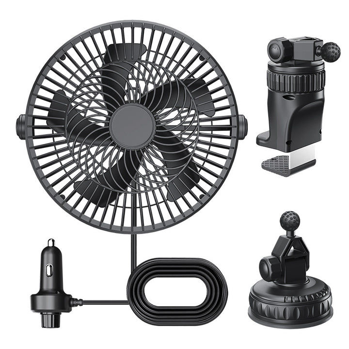 Unisex Car Fan with Flexible Mount Bowlift