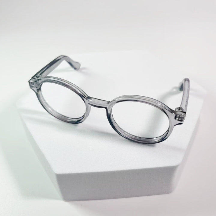Vintage-Inspired Oval Frame Glasses Bowlift