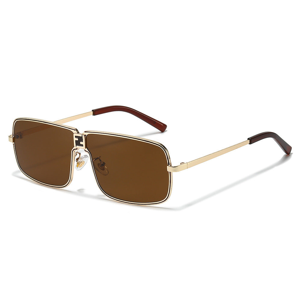 High-Fashion Geometric Frame Sunglasses Bowlift