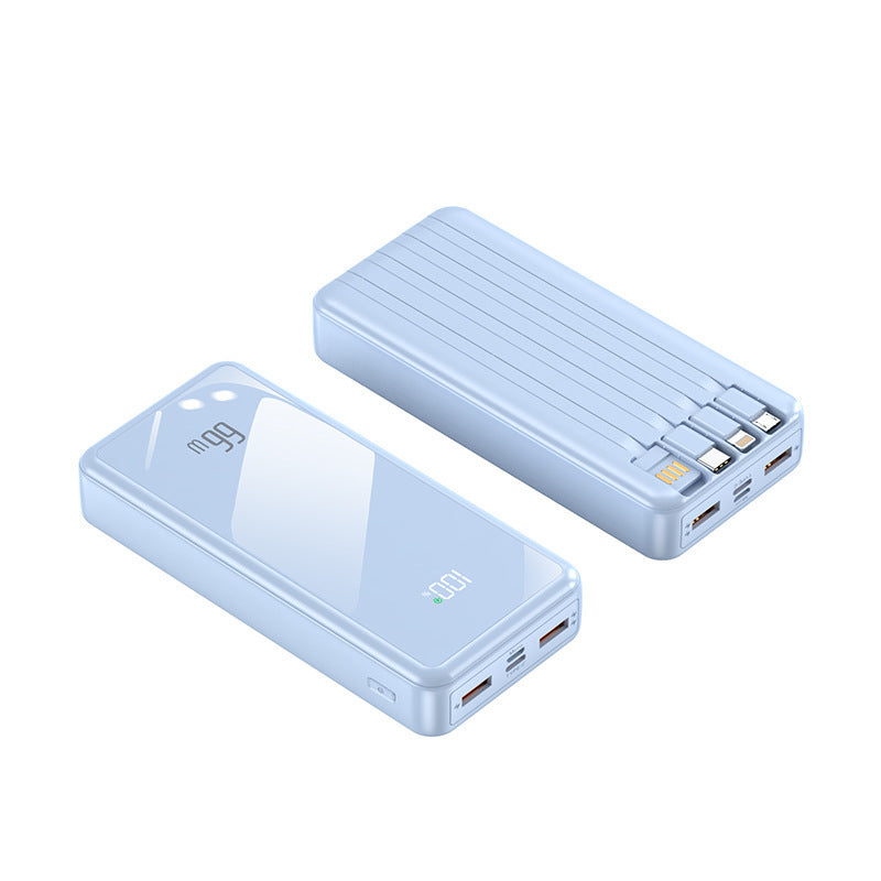 Ultra-slim power bank with multiple charging options Bowlift