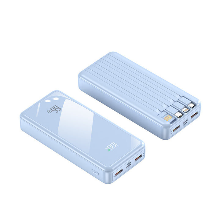 Ultra-slim power bank with multiple charging options Bowlift