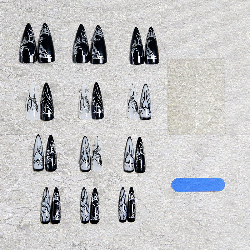 Artful Nail Tips with Modern Patterns Bowlift